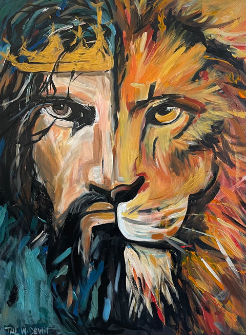 He lIves in Us original painting
