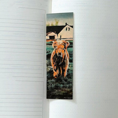 Bookmark Highland Calf