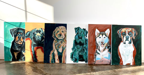 Pet Portrait Gallery Canvas 36 x 48