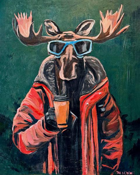 I'm Not Moose-Ing Around - Print