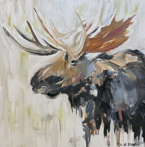 Moose Tracks - Shadow Box Print