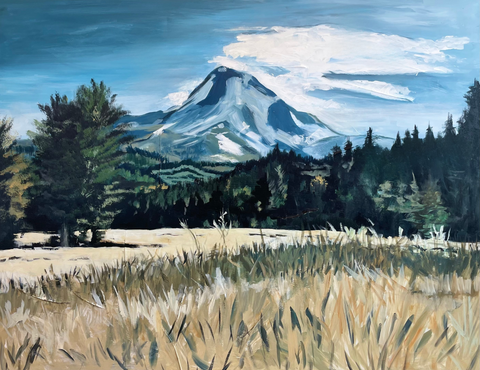 Framed - Mt. Hood Meadow Print