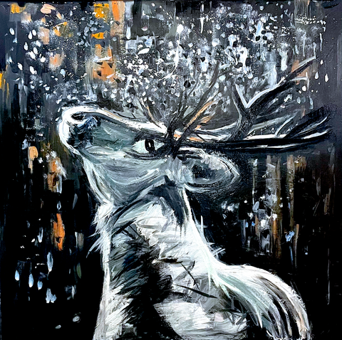 Reindeer - Shadow Box Print