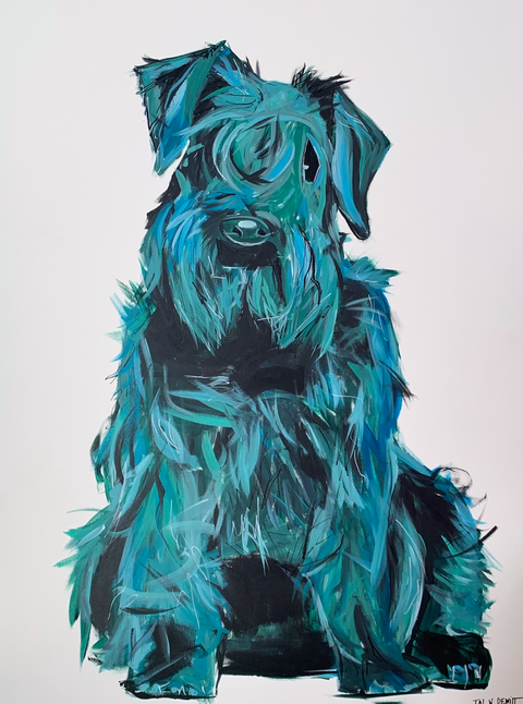 Schnauzer Dog - Print