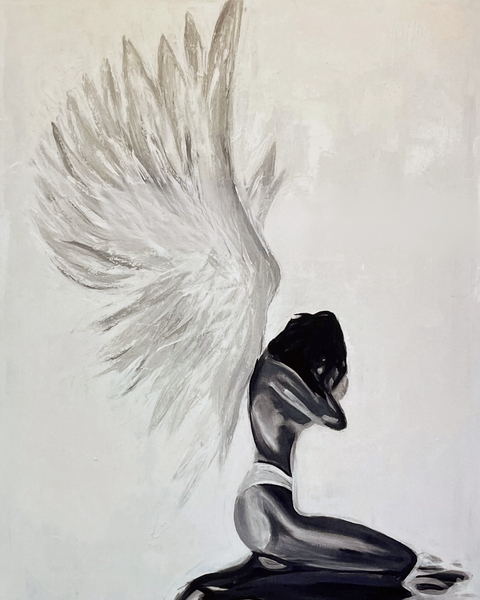 Framed - Surrender before you Fly Print
