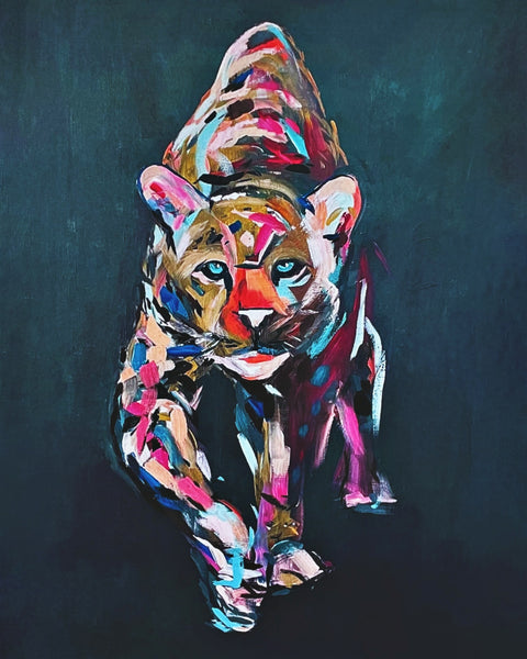 Framed - Cougar WSU print